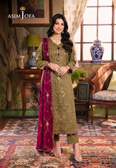 Asim Jofa Afsanay - Luxury Pret?jlp-08 Embroidered Twisted Lawn 3Pcs