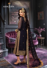Asim Jofa Chamak Damak Ajcd-11 Embroidered Chiffon 3 Pcs