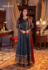 Asim Jofa Chandni Raatein Ajcr-06 Embroidered Chiffon 3 Pcs