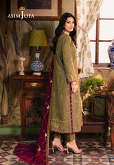 Asim Jofa Afsanay - Luxury Pret?jlp-08 Embroidered Twisted Lawn 3Pcs