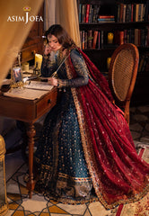 Asim Jofa Chandni Raatein Ajcr-06 Embroidered Chiffon 3 Pcs