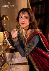 Asim Jofa Chandni Raatein Ajcr-06 Embroidered Chiffon 3 Pcs