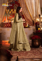 Asim Jofa Chandni Raatein Ajcr-08 Embroidered Net 3 Pcs
