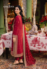 Asim Jofa Afsanay - Luxury Pret Ajlp-06 Embroidered Twisted Lawn 3Pcs