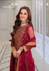 Asim Jofa Festive Luxe Ajem-23 Embroidered Organza 3 Pcs