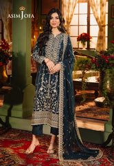 Asim Jofa Afsanay - Luxury Pret?jlp-07 Embroidered Twisted Lawn 3Pcs