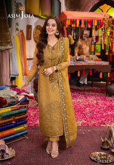 Asim Jofa Designers Limited Edition Ajemd-22 Embroidered Organza 3 Pcs