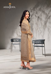 Asim Jofa Pyaar Diyan Gallan Ajem-17 Embroidered Organza 3 Pcs