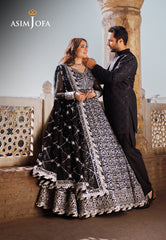 Asim Jofa Chikankari Eid '24 Ajce-02 Embroidered Chiffon 3 Pcs
