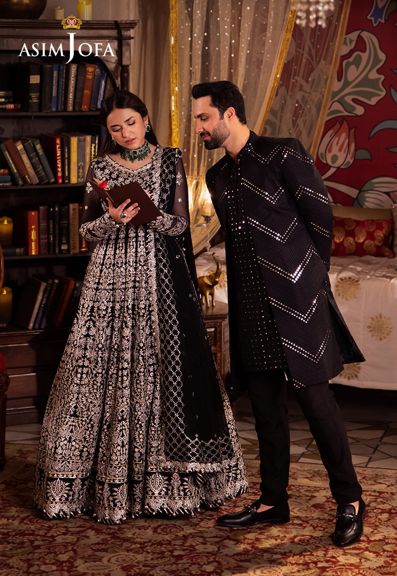 Asim Jofa Chandni Raatein Ajcr-02 Embroidered Chiffon 3 Pcs