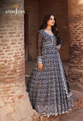 Asim Jofa Chikankari Eid '24 Ajce-02 Embroidered Chiffon 3 Pcs