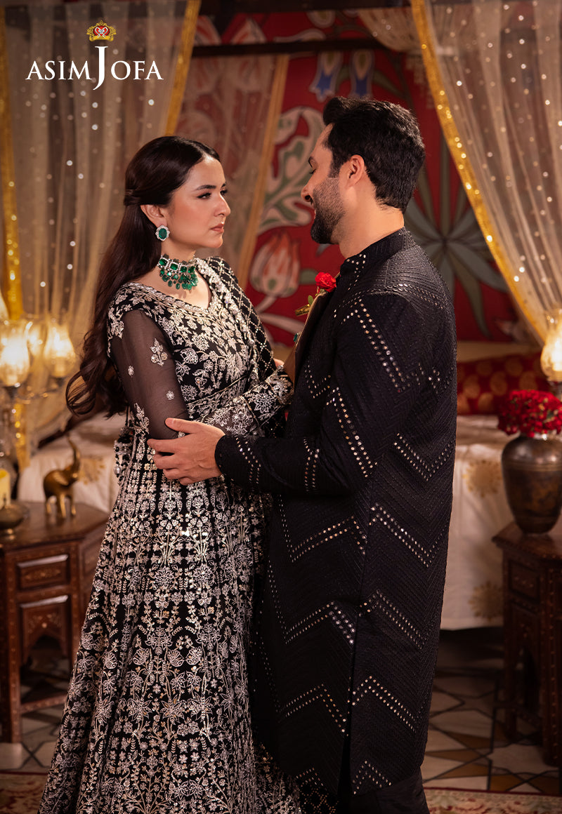 Asim Jofa Chandni Raatein Ajcr-02 Embroidered Chiffon 3 Pcs