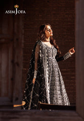 Asim Jofa Chikankari Eid '24 Ajce-02 Embroidered Chiffon 3 Pcs