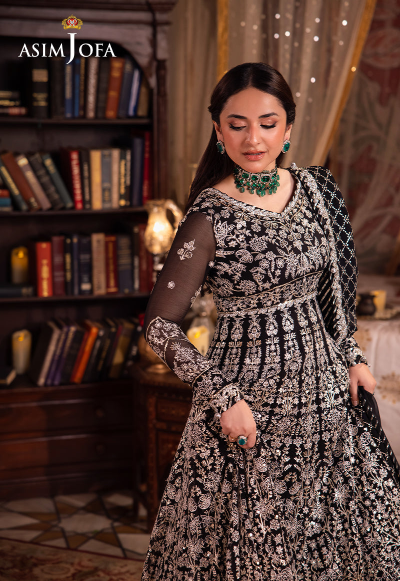 Asim Jofa Chandni Raatein Ajcr-02 Embroidered Chiffon 3 Pcs