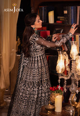 Asim Jofa Chandni Raatein Ajcr-02 Embroidered Chiffon 3 Pcs