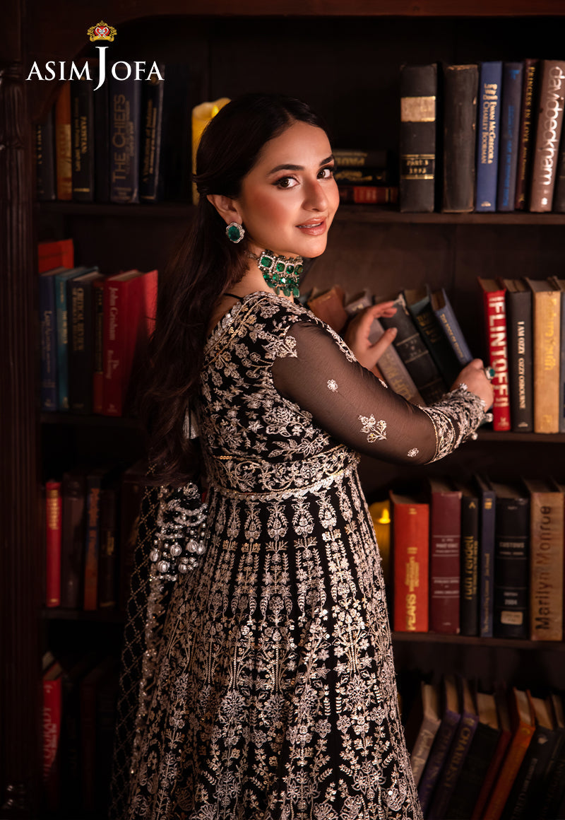 Asim Jofa Chandni Raatein Ajcr-02 Embroidered Chiffon 3 Pcs