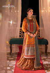 Asim Jofa Chandni Raatein Ajcr-07 Embroidered Chiffon 3 Pcs