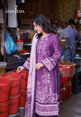 Asim Jofa Arabic Lawn Ajpl-20 Printed Arabic Lawn 3 Pcs