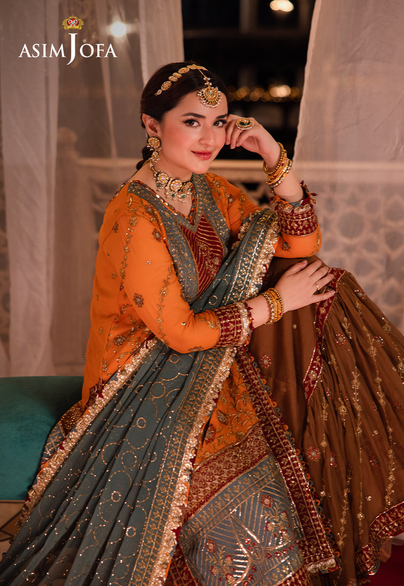 Asim Jofa Chandni Raatein Ajcr-07 Embroidered Chiffon 3 Pcs