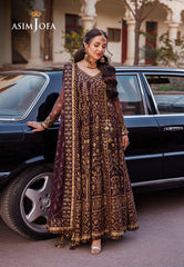 Asim Jofa Chikankari Eid '24 Ajce-05 Embroidered Chiffon 3 Pcs