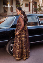 Asim Jofa Chikankari Eid '24 Ajce-05 Embroidered Chiffon 3 Pcs