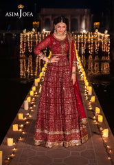 Asim Jofa Chandni Raatein Pret Ajcrp-05 Embroidered Chiffon Stitched 3 Pcs