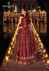 Asim Jofa Chandni Raatein Ajcr-05 Embroidered Chiffon 3 Pcs