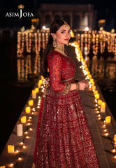 Asim Jofa Chandni Raatein Ajcr-05 Embroidered Chiffon 3 Pcs
