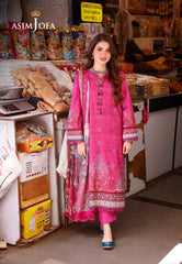 Asim Jofa Arabic Lawn Ajpl-17 Printed Arabic Lawn 3 Pcs