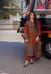 Asim Jofa Arabic Lawn Ajpl-05 Printed Arabic Lawn 3 Pcs