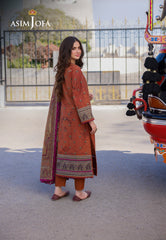 Asim Jofa Arabic Lawn Ajpl-05 Printed Arabic Lawn 3 Pcs