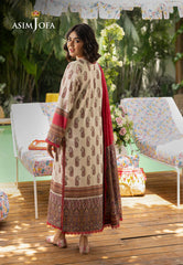 Asim Jofa Prints Collection Vol 4 Ajgb-07 Printed Lawn 3 Pcs
