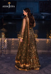 Asim Jofa Chandni Raatein Ajcr-09 Embroidered Net 3 Pcs