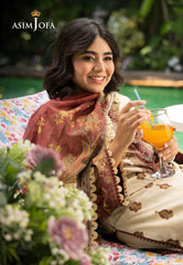 Asim Jofa Designers Limited Edition Ajgbd-19 Printed Stitched 3 Pcs