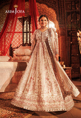 Asim Jofa Chikankari Eid '24 Ajce-04 Embroidered Chiffon 3 Pcs