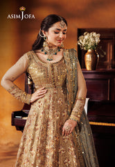 Asim Jofa Chikankari Eid '24 Ajce-07 Embroidered Chiffon 3 Pcs