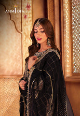 Asim Jofa Chamkeeli Ajkk-02 Embroidered Twisted Silk 3 Pcs