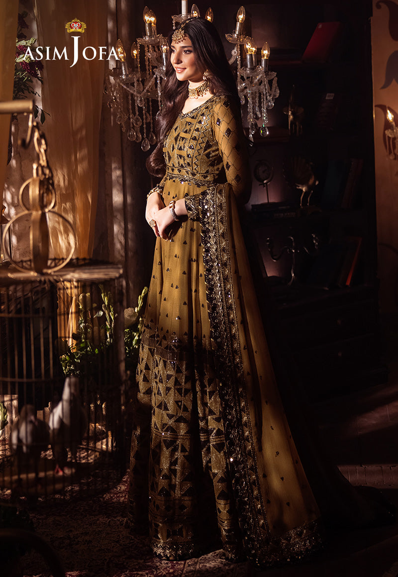 Asim Jofa Vasl Ajyv-06 Embroidered Chiffon 3 Pcs