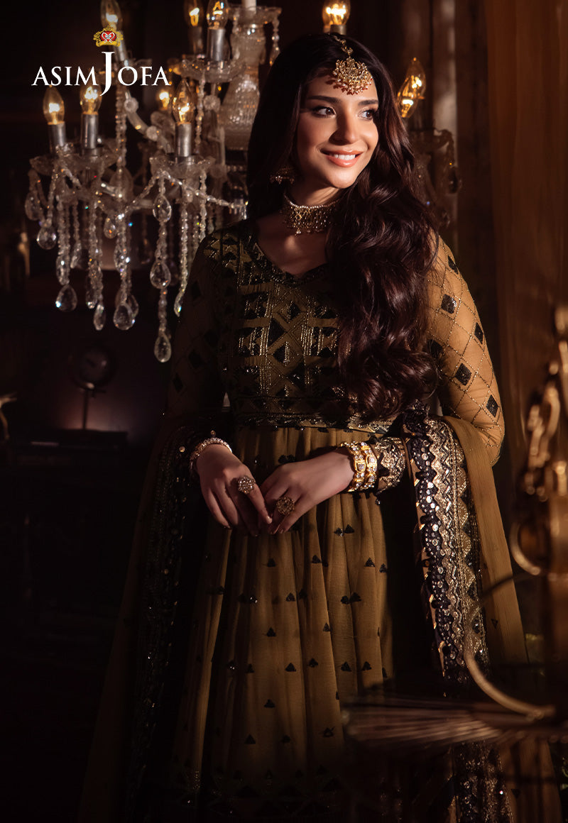 Asim Jofa Vasl Ajyv-06 Embroidered Chiffon 3 Pcs