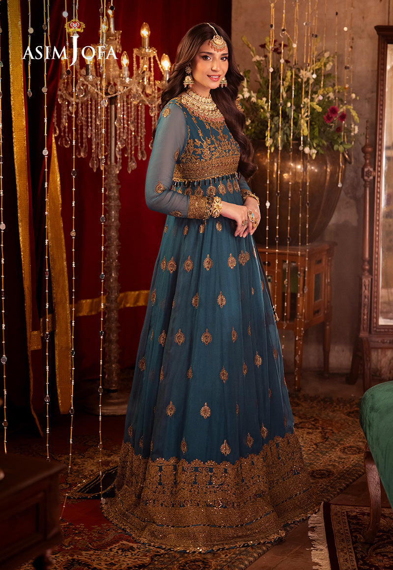 Asim Jofa Vasl Ajyv-09 Embroidered Chiffon 3 Pcs