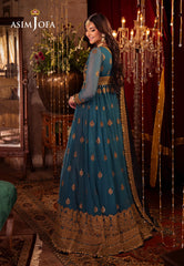 Asim Jofa Vasl Ajyv-09 Embroidered Chiffon 3 Pcs