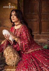 Asim Jofa Chikankari Eid '24 Ajce-10 Embroidered Chiffon 3 Pcs