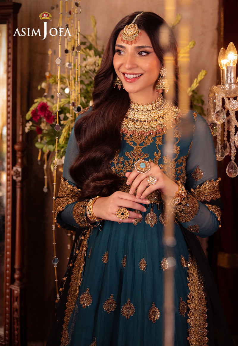 Asim Jofa Vasl Ajyv-09 Embroidered Chiffon 3 Pcs