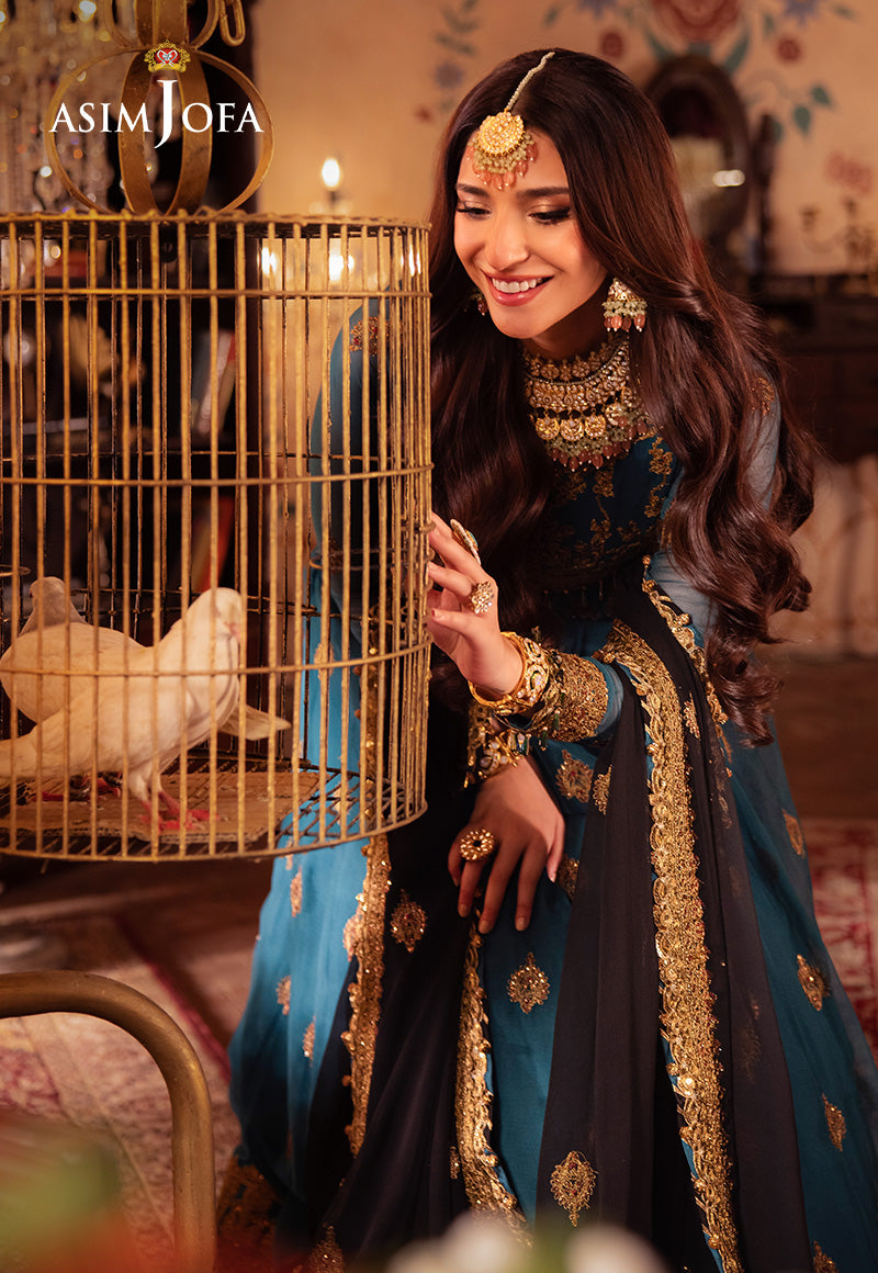 Asim Jofa Vasl Ajyv-09 Embroidered Chiffon 3 Pcs
