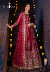 Asim Jofa Designers Limited Edition Ajyvd-07 Embroidered Chiffon 3 Pcs