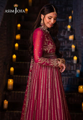 Asim Jofa Designers Limited Edition Ajyvd-07 Embroidered Chiffon 3 Pcs