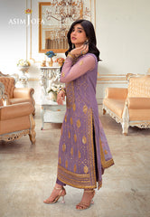 Asim Jofa Festive Luxe Ajem-02 Embroidered Net 3 Pcs