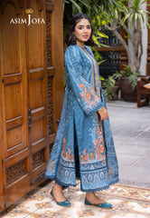 Asim Jofa Prints Collection Vol 4 Ajgb-18 Printed Lawn 3 Pcs