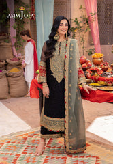 Asim Jofa Designers Limited Edition Ajemd-15-Xs Embroidered Organza 3 Pcs