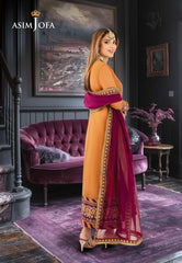 Asim Jofa Mahru, Noorie & Meerub Ajsm-38 Embroidered Chiffon 3 Pcs